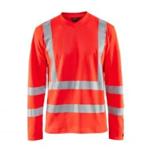 UV&#x20;T-Shirt&#x20;High&#x20;Vis&#x20;Long&#x20;Sleeve&#x20;8948&#x20;High&#x20;Vis&#x20;Rood&#x20;-&#x20;Bl&#xE5;kl&#xE4;der