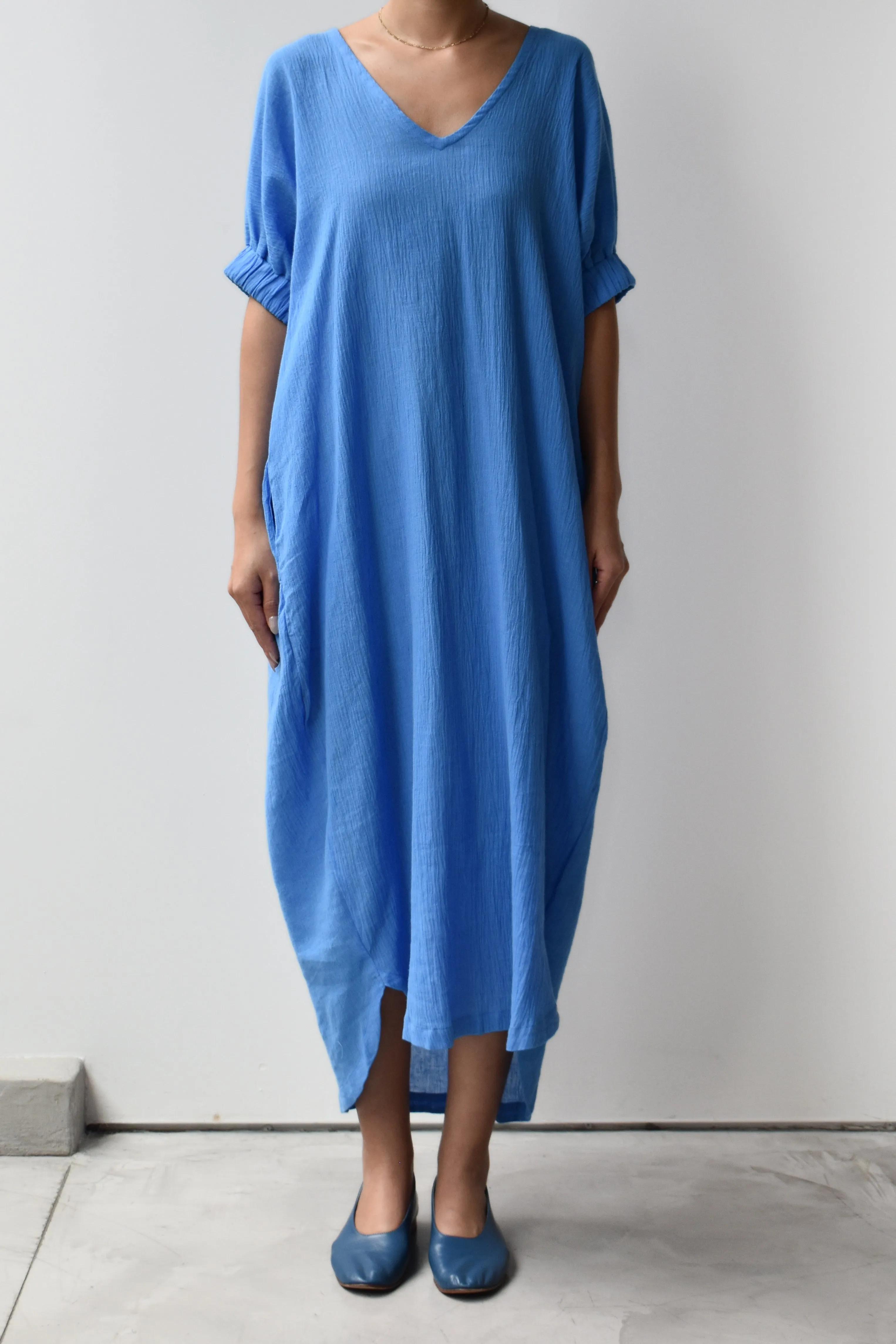 V-neck Relax Long Dress