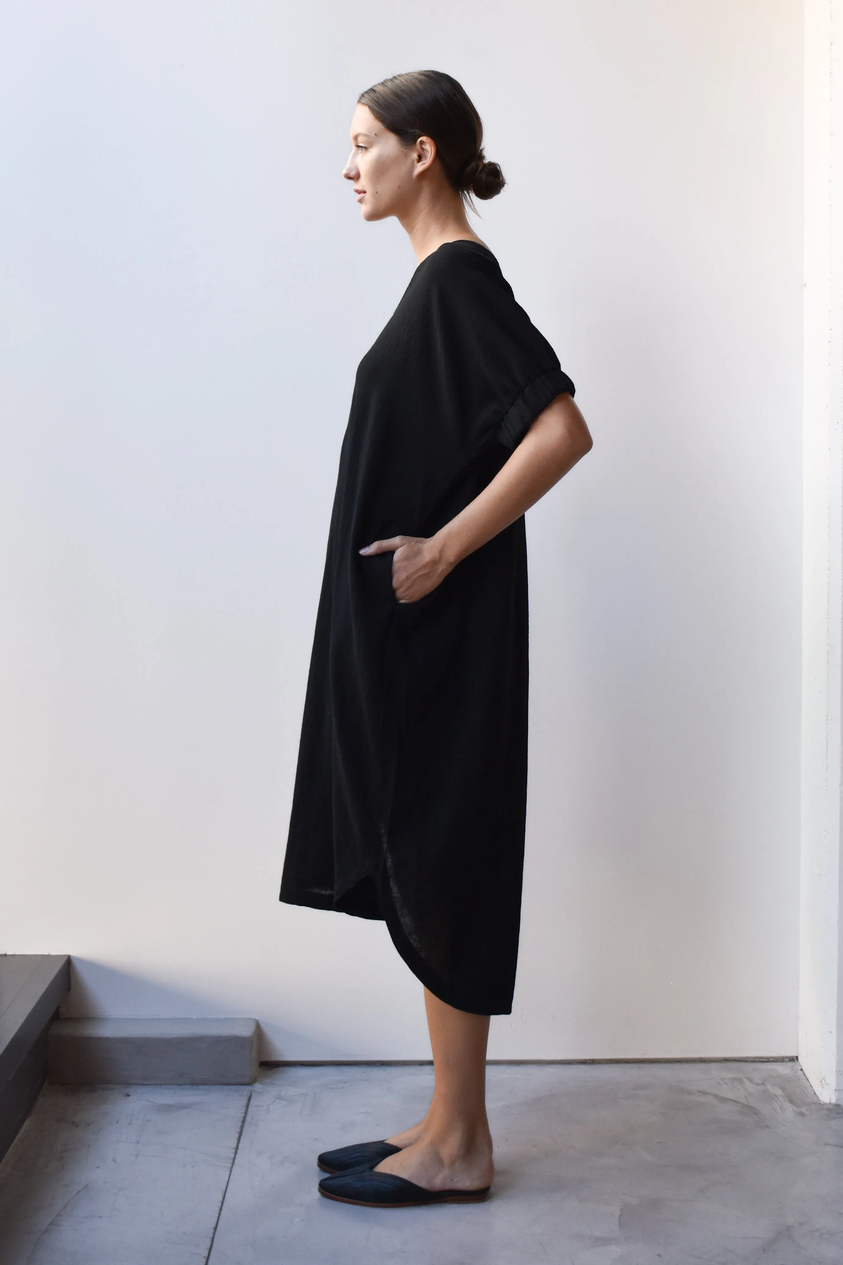 V-neck Relax Long Dress