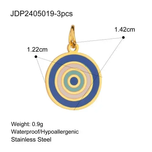 VAIGE 3-Piece Cute Drop Oil Jewelry Charms Set for Handmade Accessories - Perfect for Earrings, Necklaces, and Bracelets