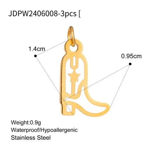 VAIGE 3-Piece Cute Drop Oil Jewelry Charms Set for Handmade Accessories - Perfect for Earrings, Necklaces, and Bracelets