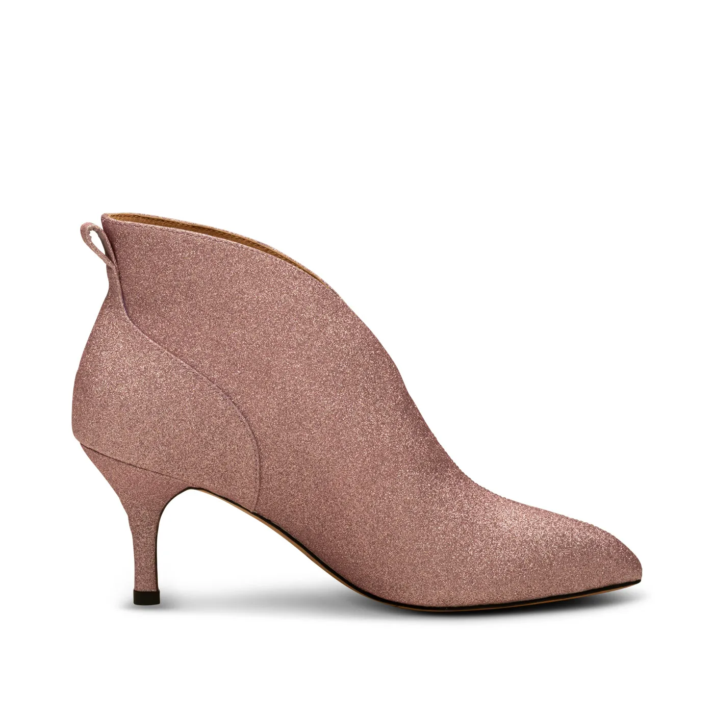 Valentine low bootie glitter - LILAC GLITTER