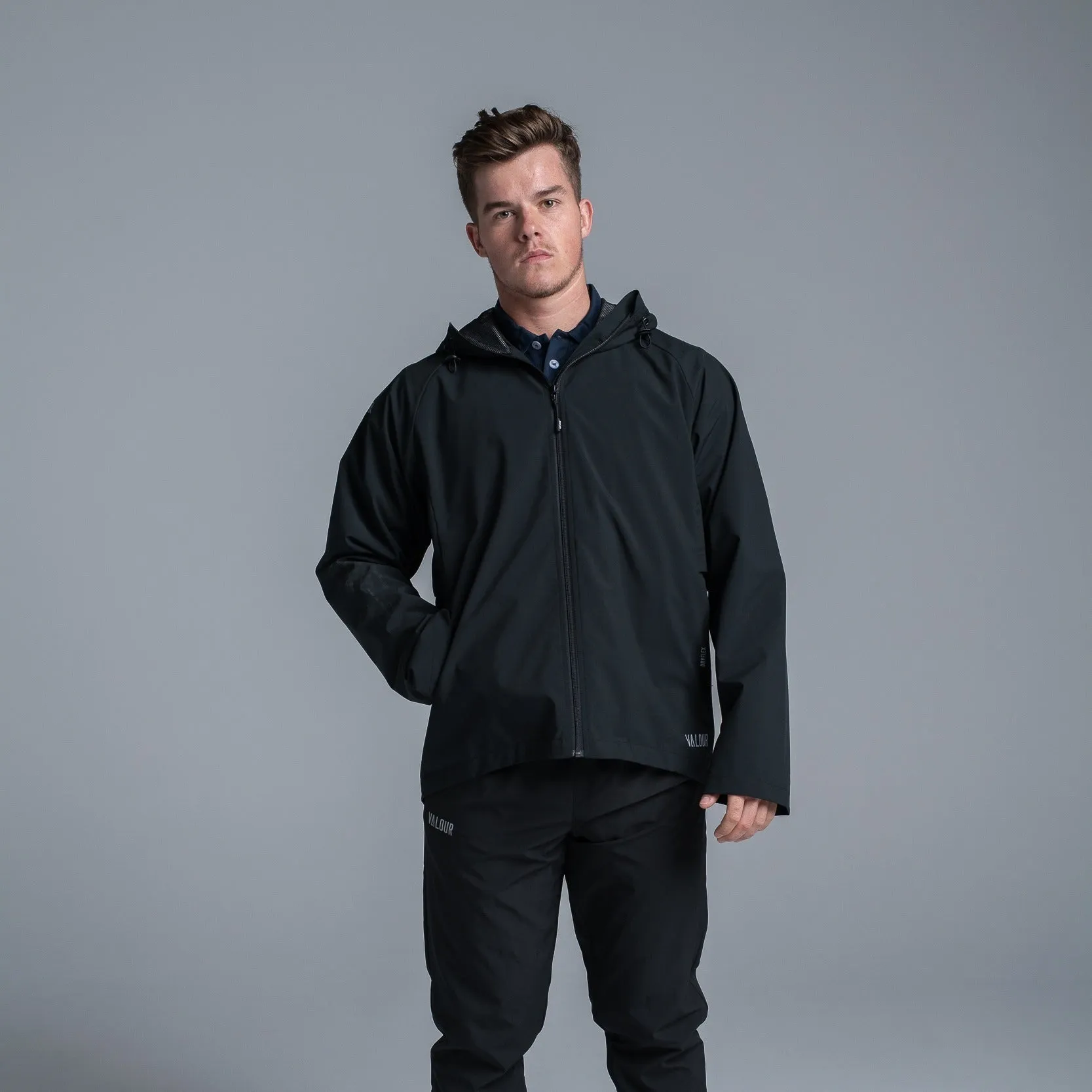 Valour Active Men's Storm Jacket - Black