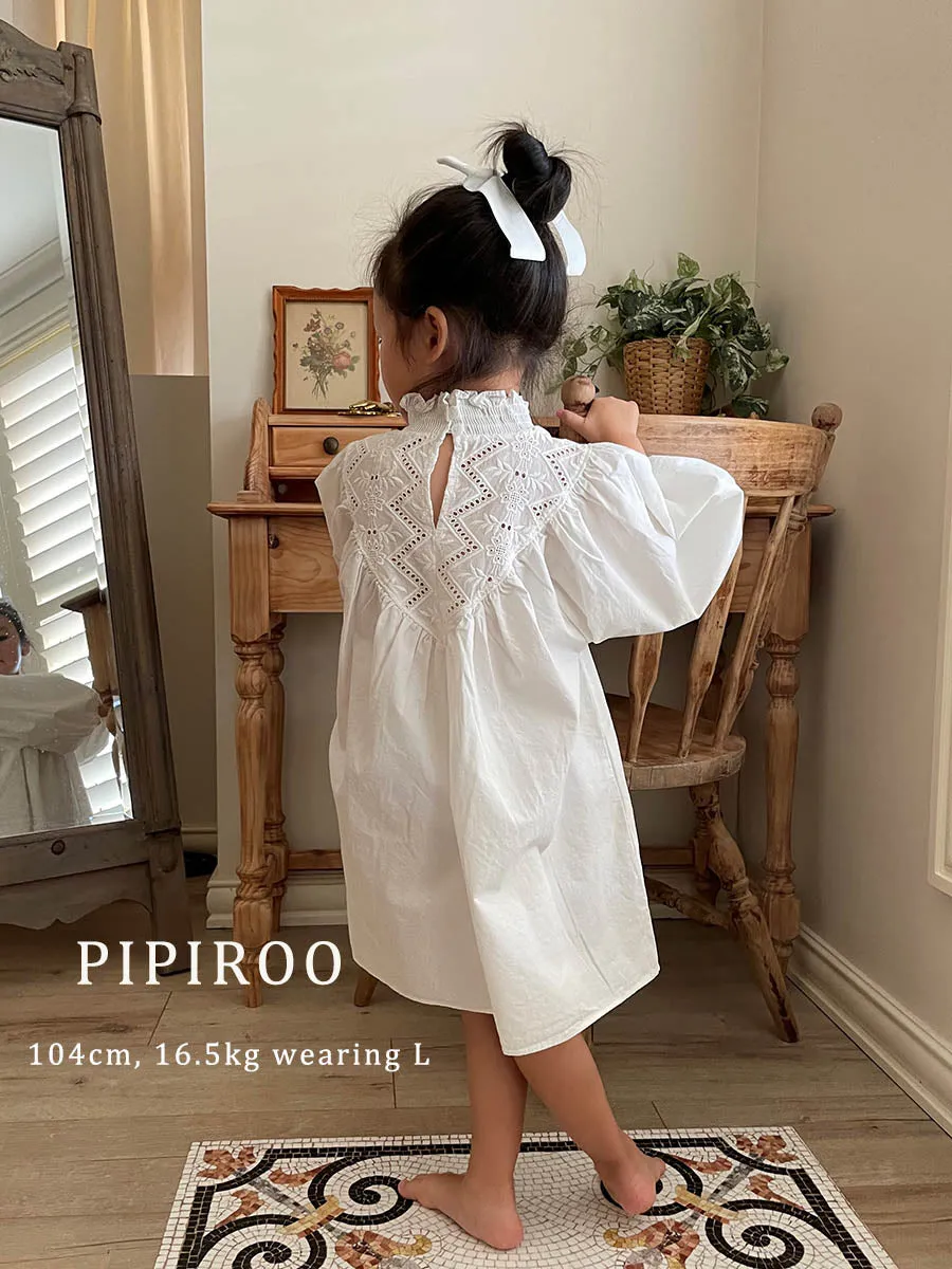 Vanessa Lace Dress_Ivory