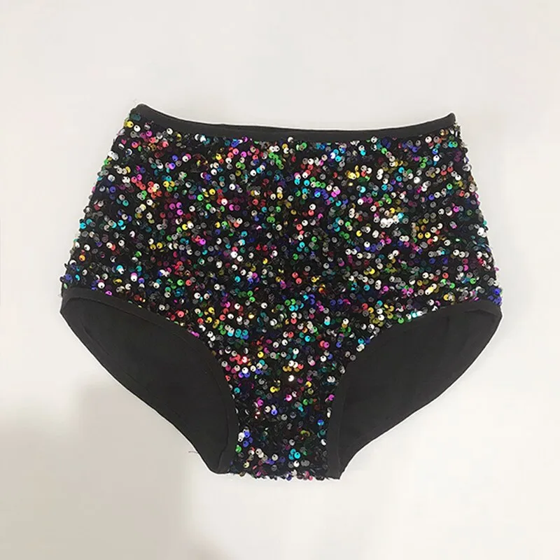 Velvet Sequin High Waist Disco Pants
