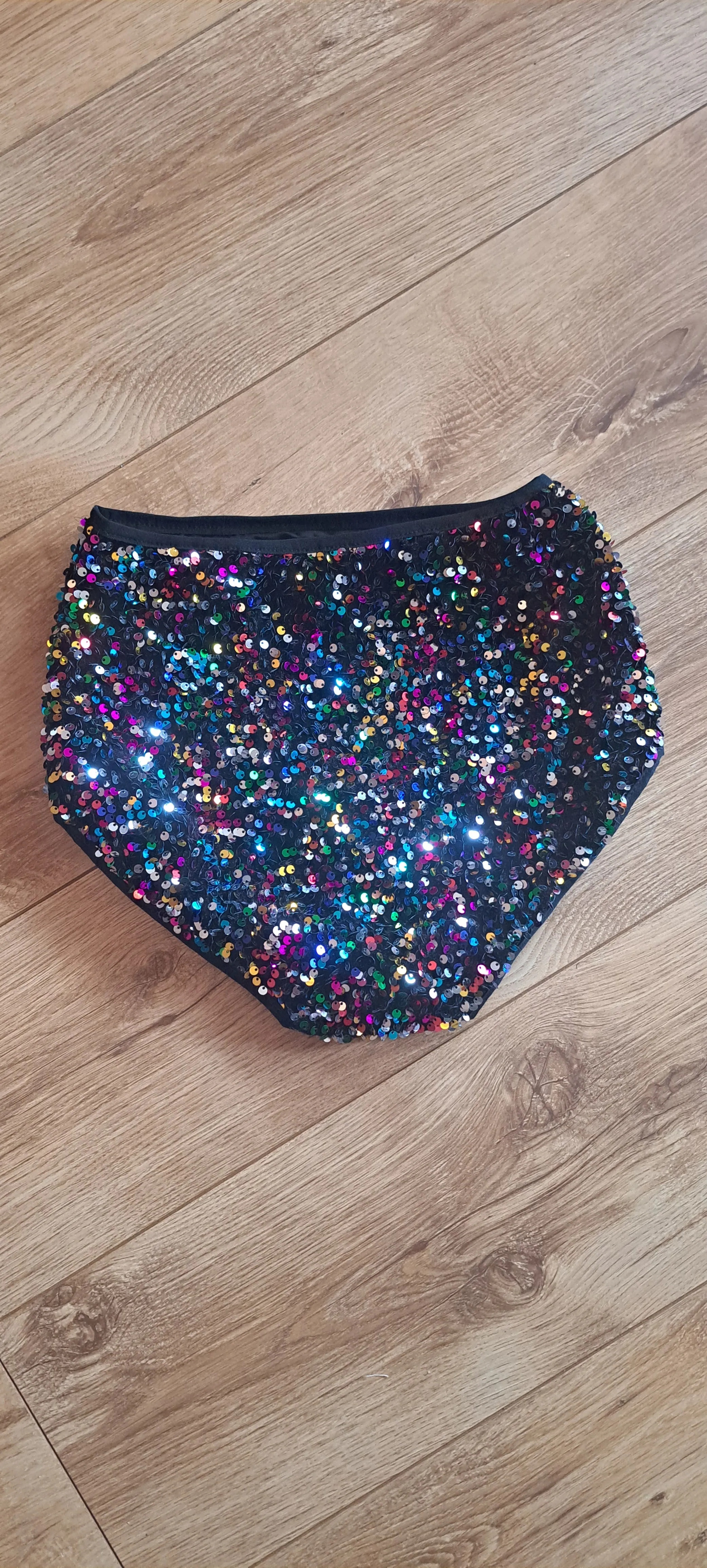 Velvet Sequin High Waist Disco Pants