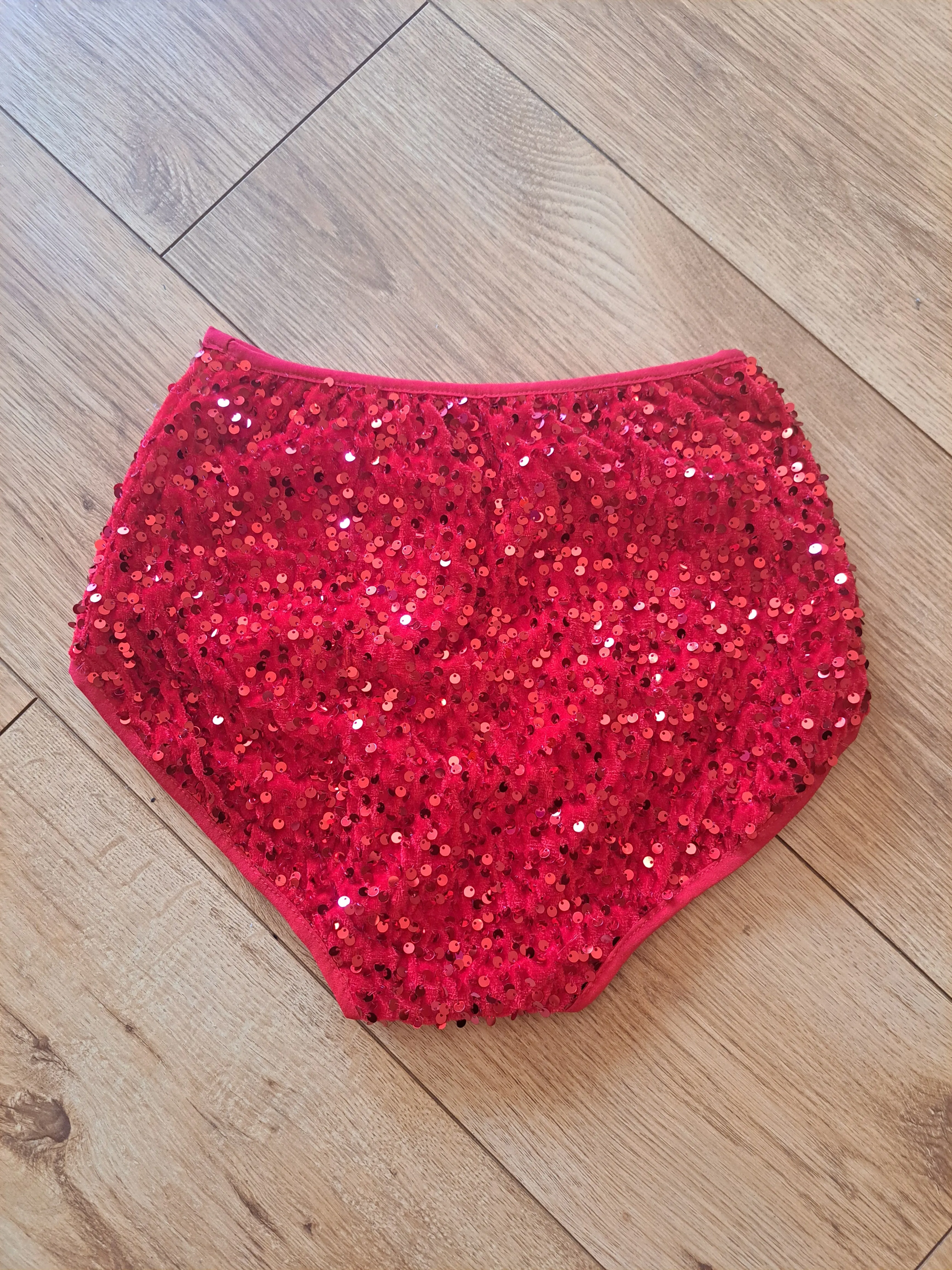 Velvet Sequin High Waist Disco Pants
