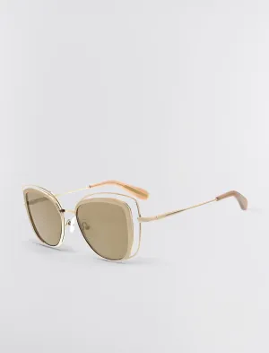 Vented Cat Eye Sunglasses