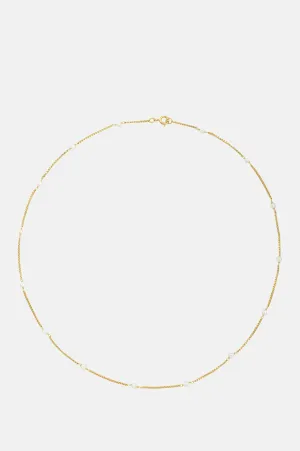 Venus Extra Slim Necklace Pearl