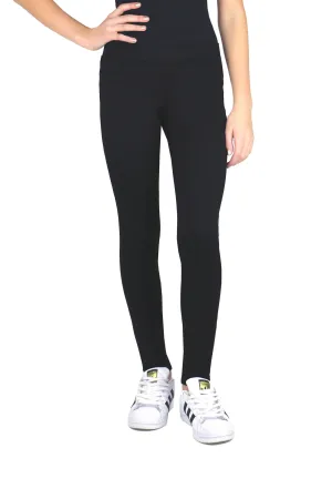 Verna - Mid Rise Pull On Skinny Jegging In Black