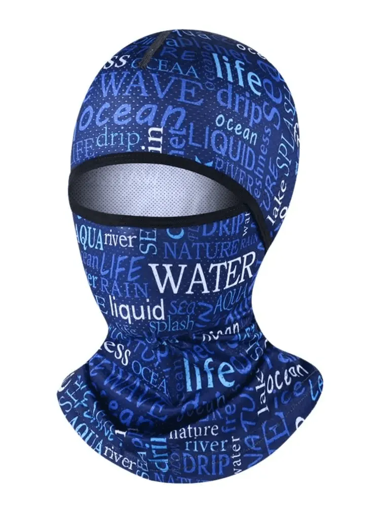 Versatile Cycling Balaclava with Print Design - SF2218