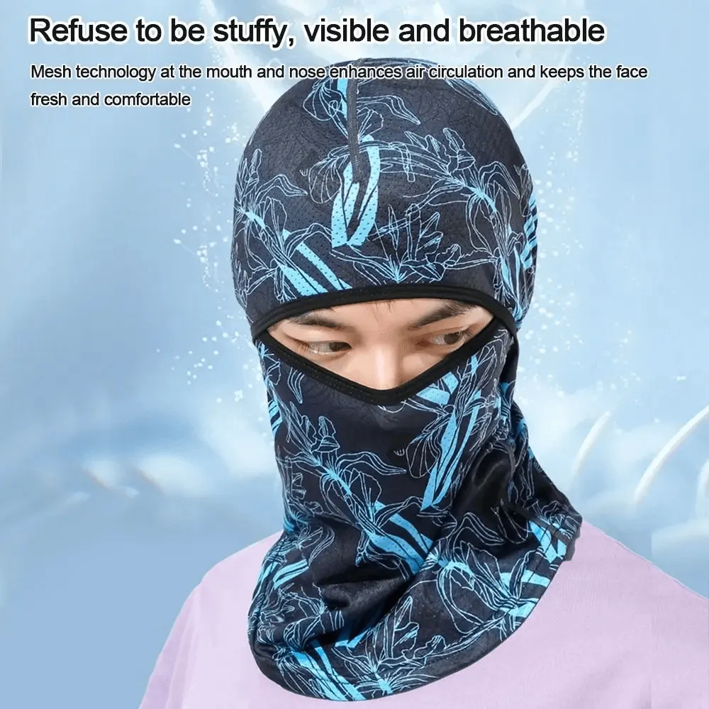 Versatile Cycling Balaclava with Print Design - SF2218