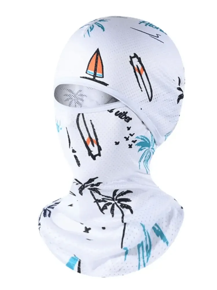 Versatile Cycling Balaclava with Print Design - SF2218
