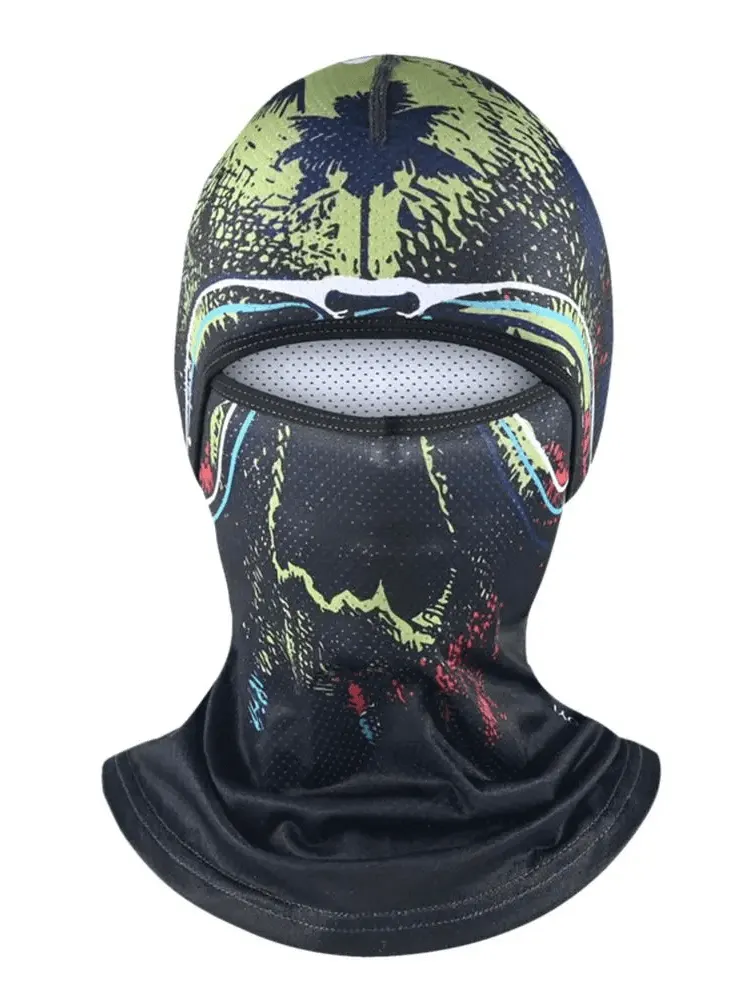 Versatile Cycling Balaclava with Print Design - SF2218