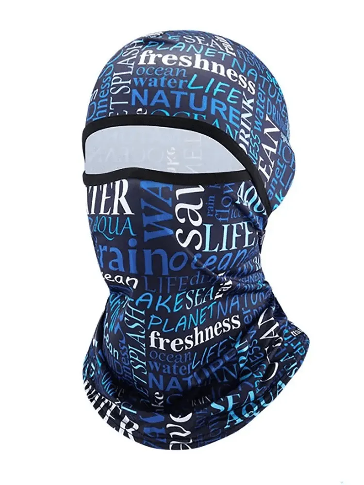 Versatile Cycling Balaclava with Print Design - SF2218