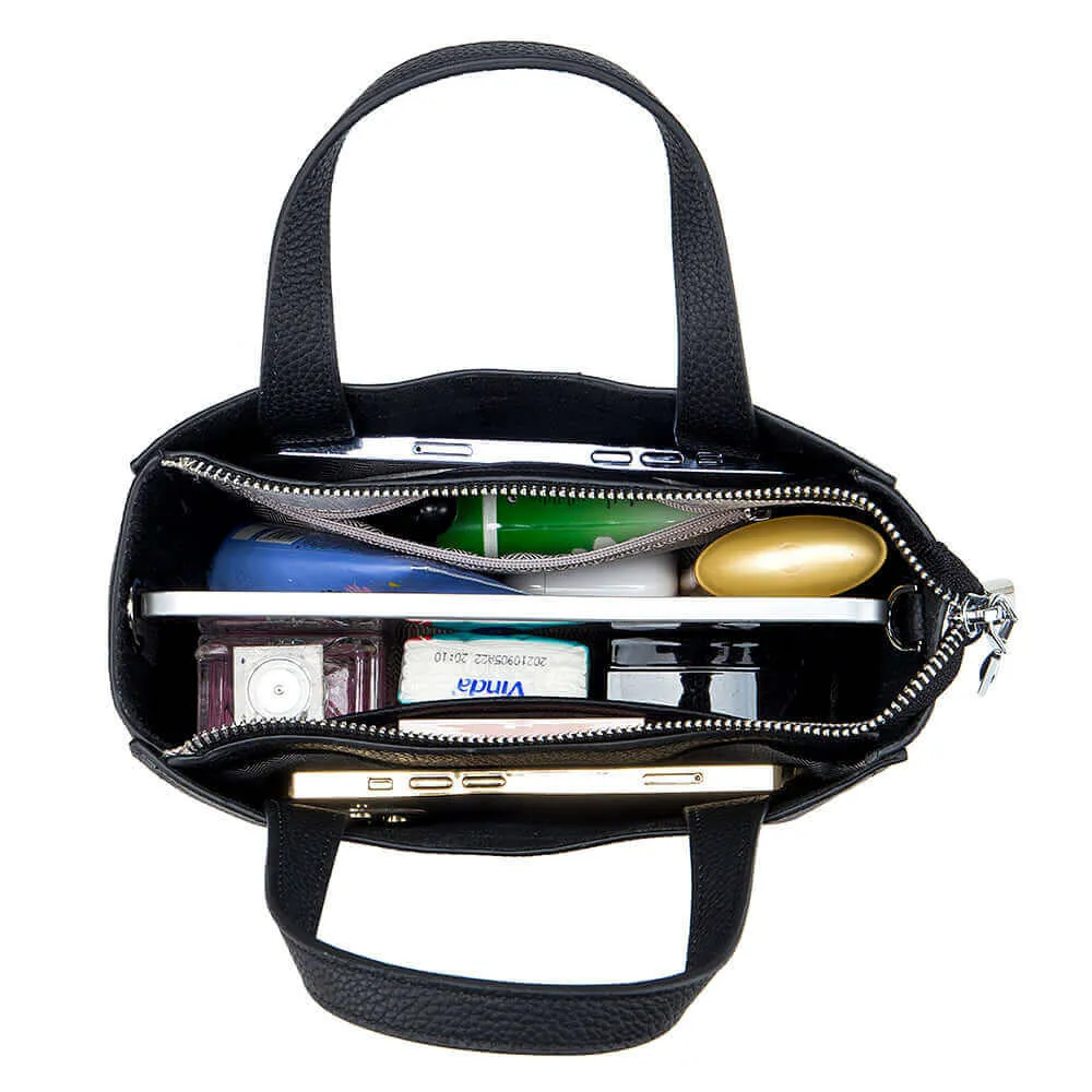 Versatile Leather Mini Handbag | Shoulder and  Crossbody Bag