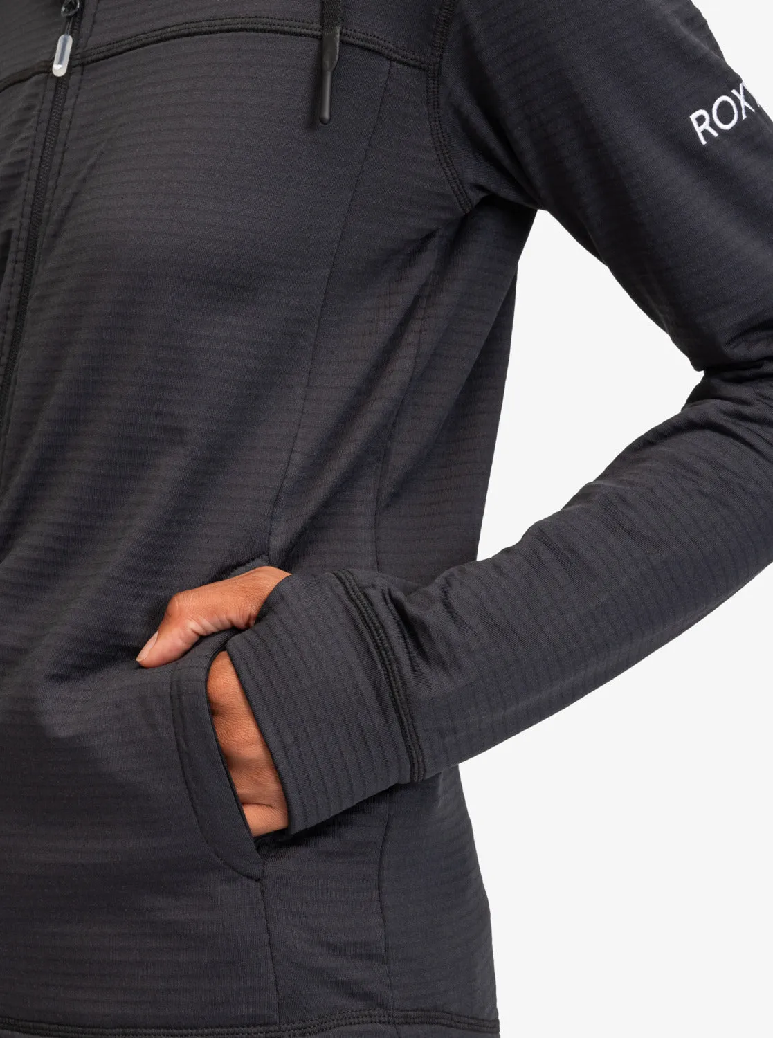 Vertere Technical Zip-Up Fleece - True Black