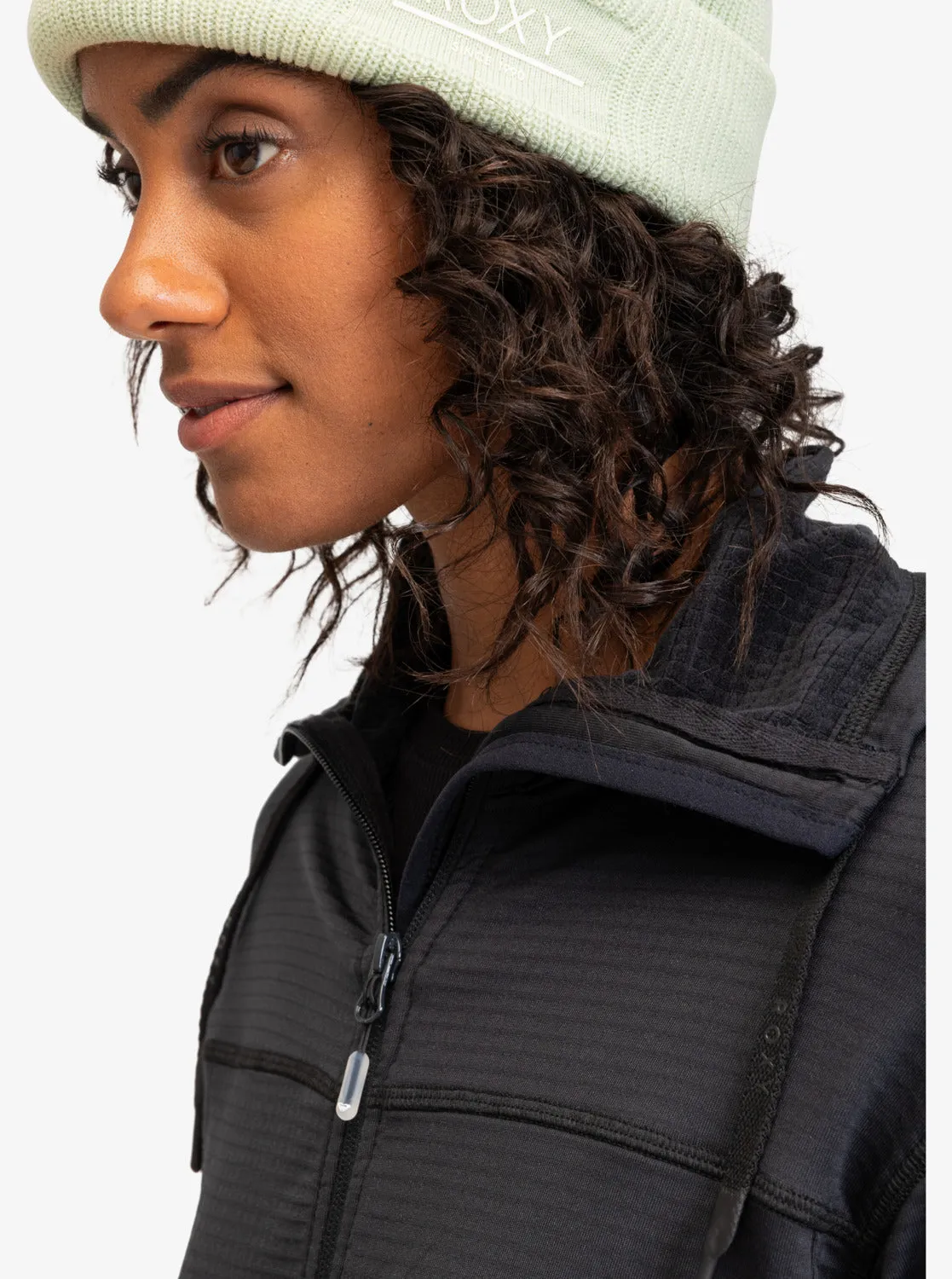 Vertere Technical Zip-Up Fleece - True Black