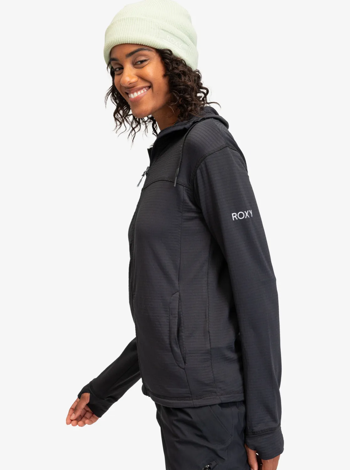 Vertere Technical Zip-Up Fleece - True Black