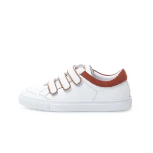 VICTOIRE low sneaker - white/brick collar