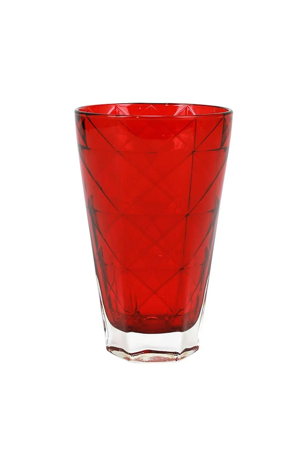 Vietri Prism Red Tall Tumbler