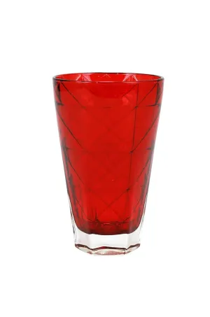 Vietri Prism Red Tall Tumbler