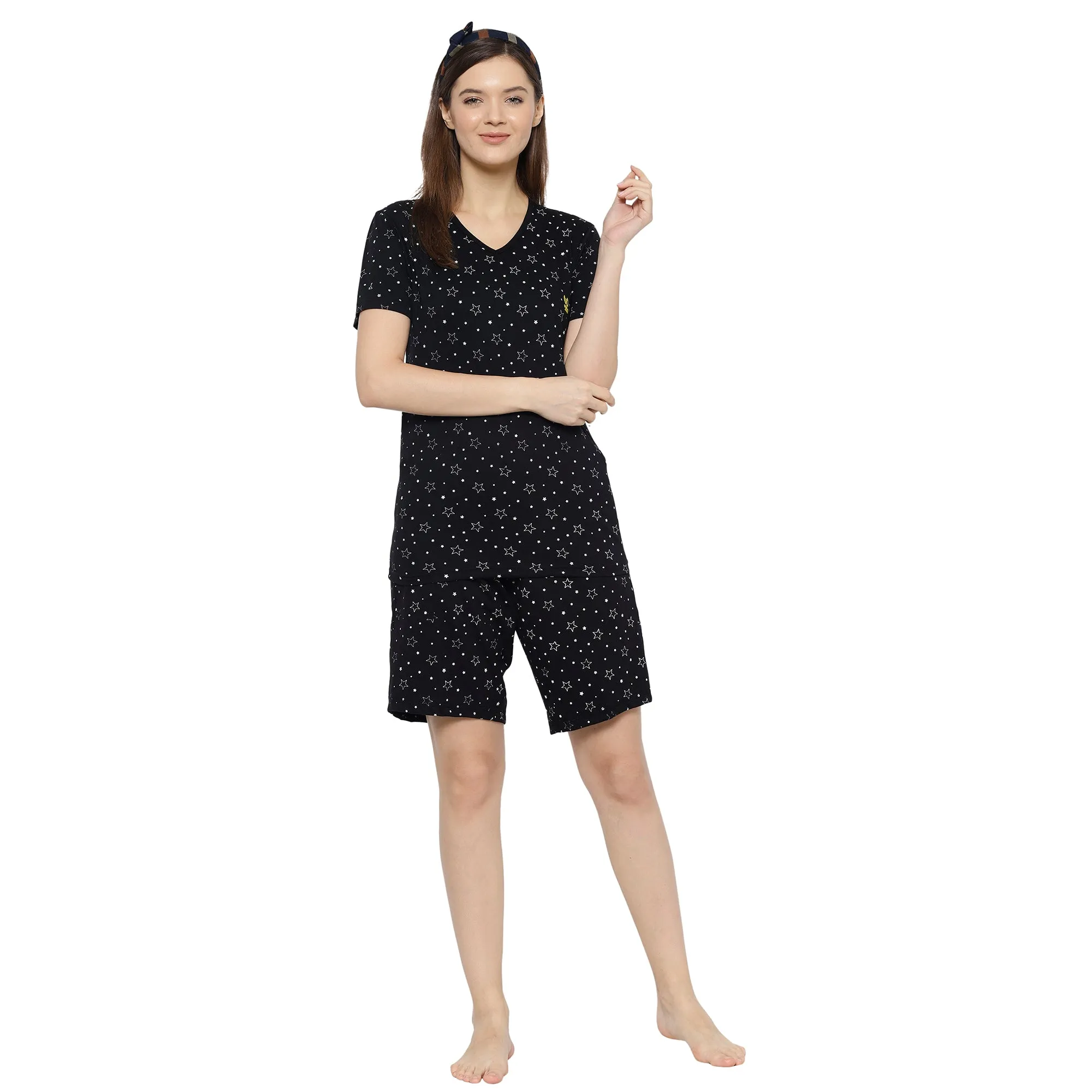 Vimal Jonney Black Women's Night Suit