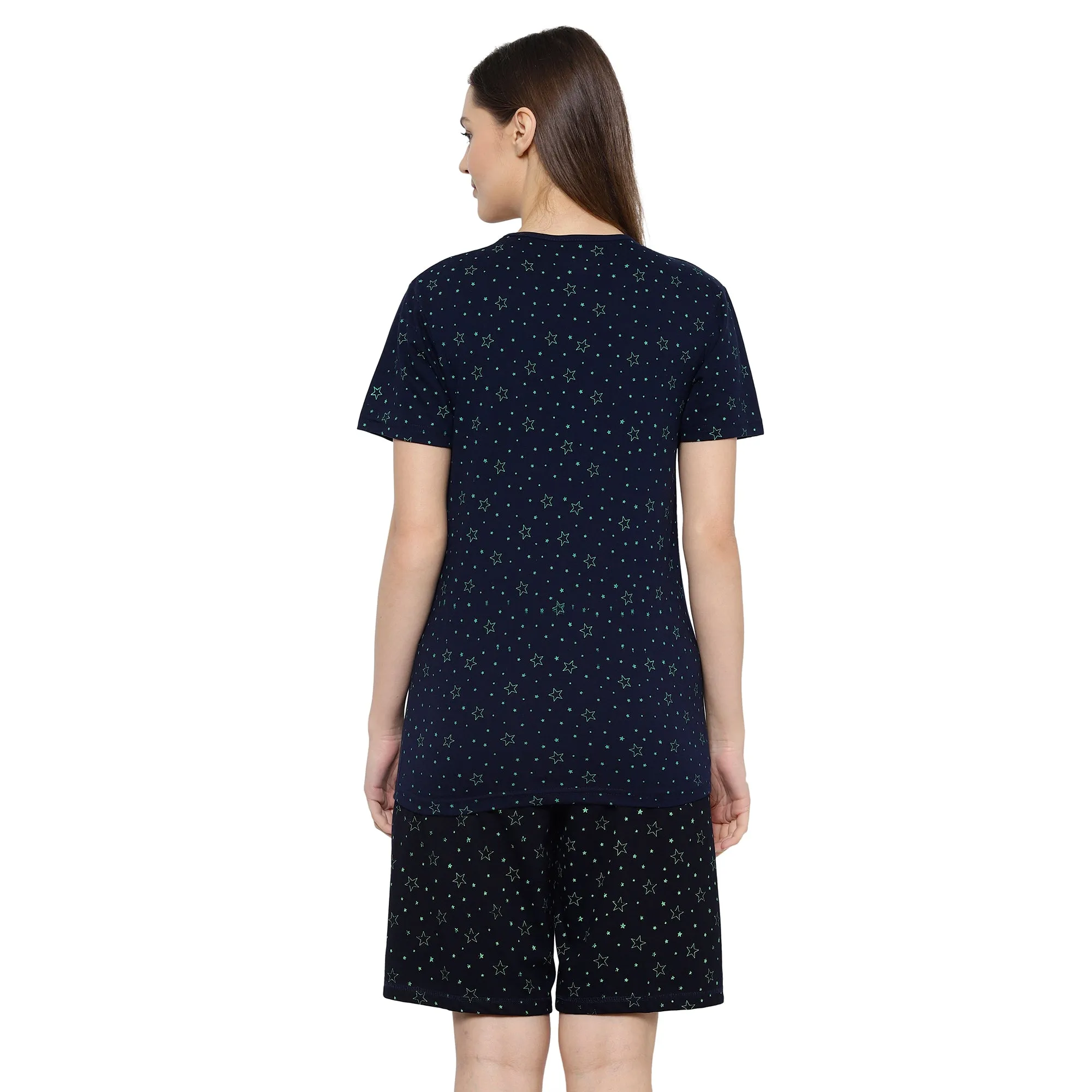 Vimal Jonney Blue Women's Night Suit