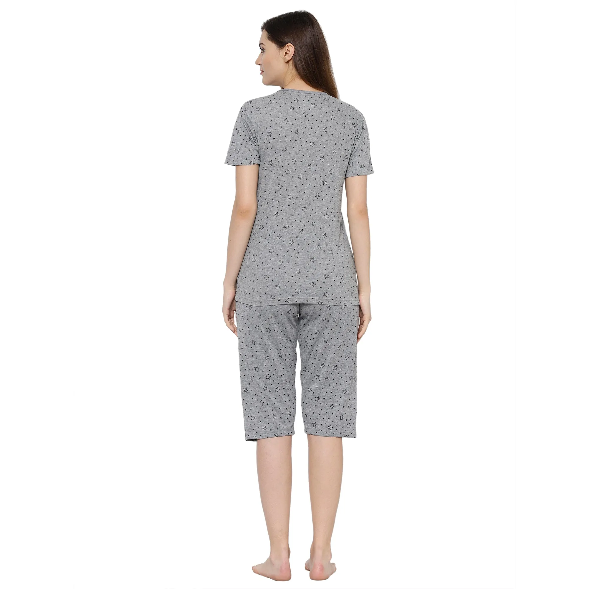 Vimal Jonney Grey Women's Night Suit