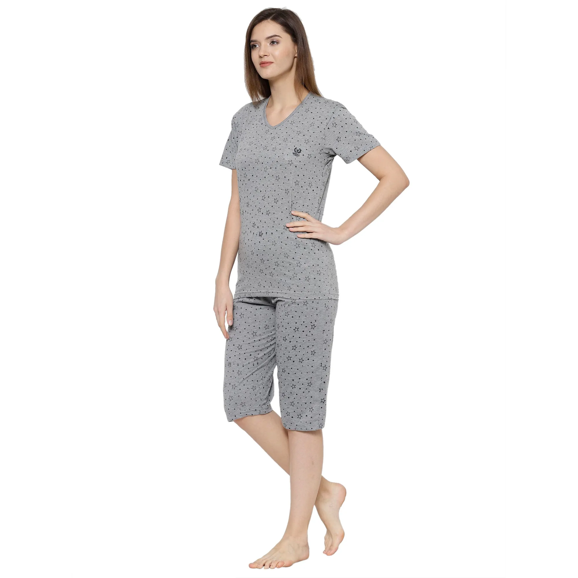 Vimal Jonney Grey Women's Night Suit