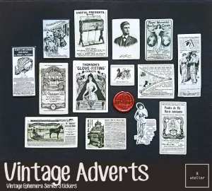 Vintage Adverts | Stickers