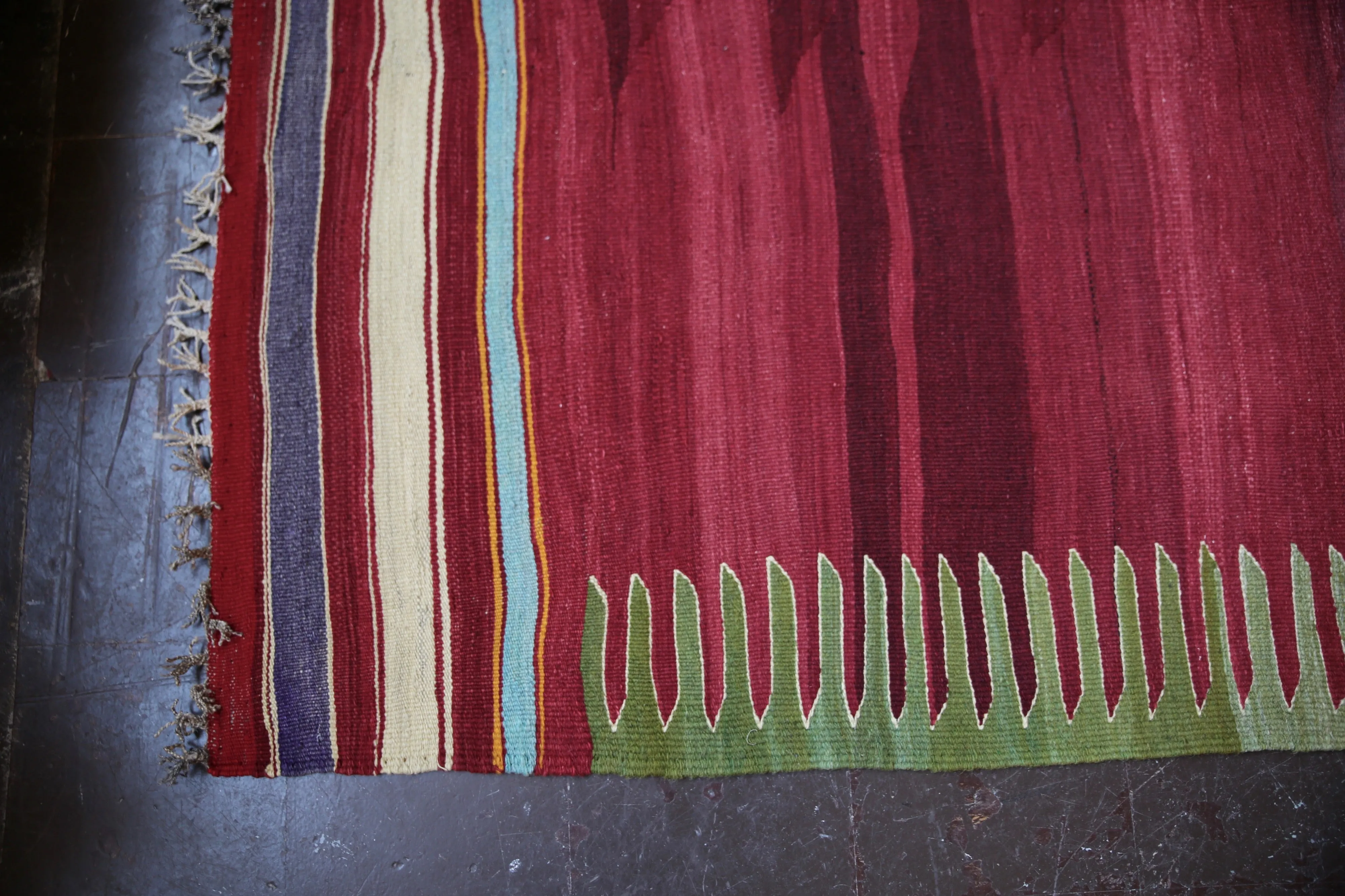 Vintage Bodrum Bos Kilim 4.10x8ft