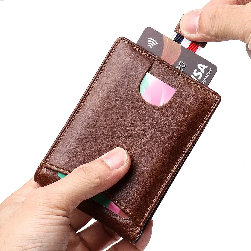 Vintage Handmade Leather Card Case L188