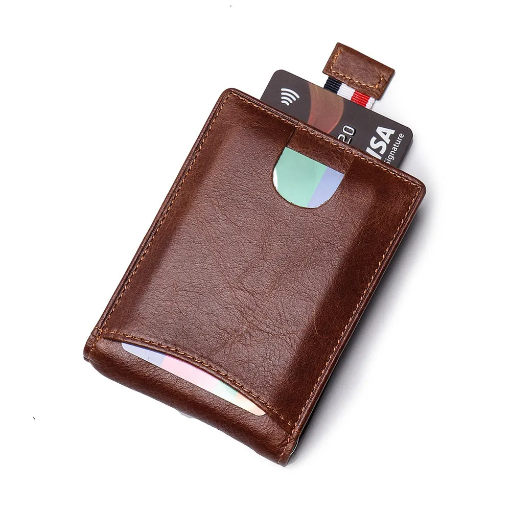 Vintage Handmade Leather Card Case L188