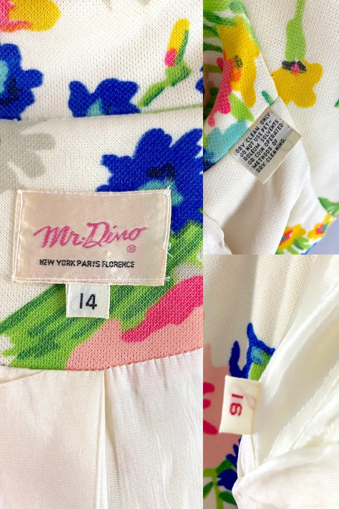 Vintage Mr. Dino Floral Blazer