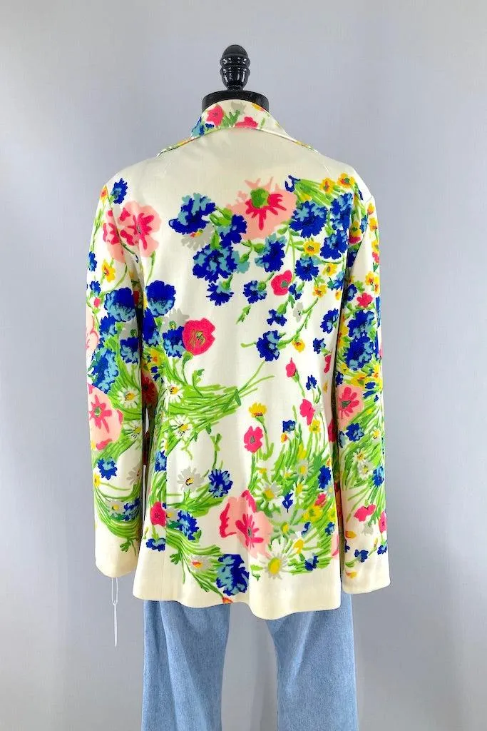Vintage Mr. Dino Floral Blazer