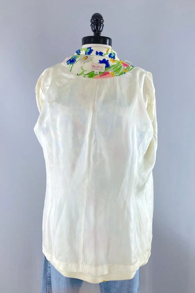 Vintage Mr. Dino Floral Blazer