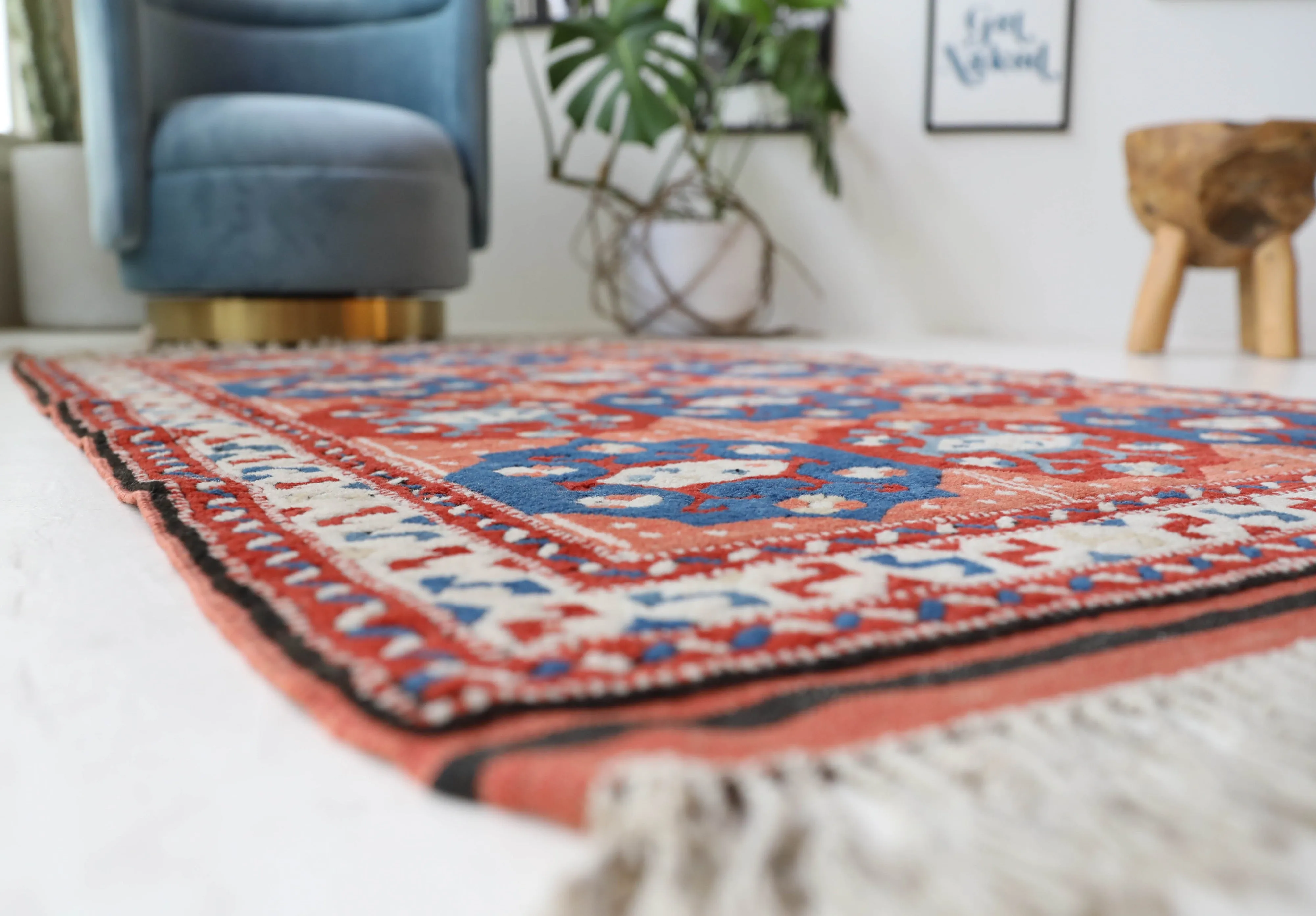 Vintage Pergamum Rug 3'7"x5'4"