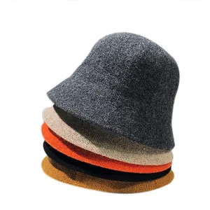 Vintage Style Everyday Solid-Color Warm Wool Cloche Hats