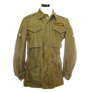 VINTAGE US ARMY M51 FIELD JACKET 1958 PATCHED SIZE XSMALL REGULAR