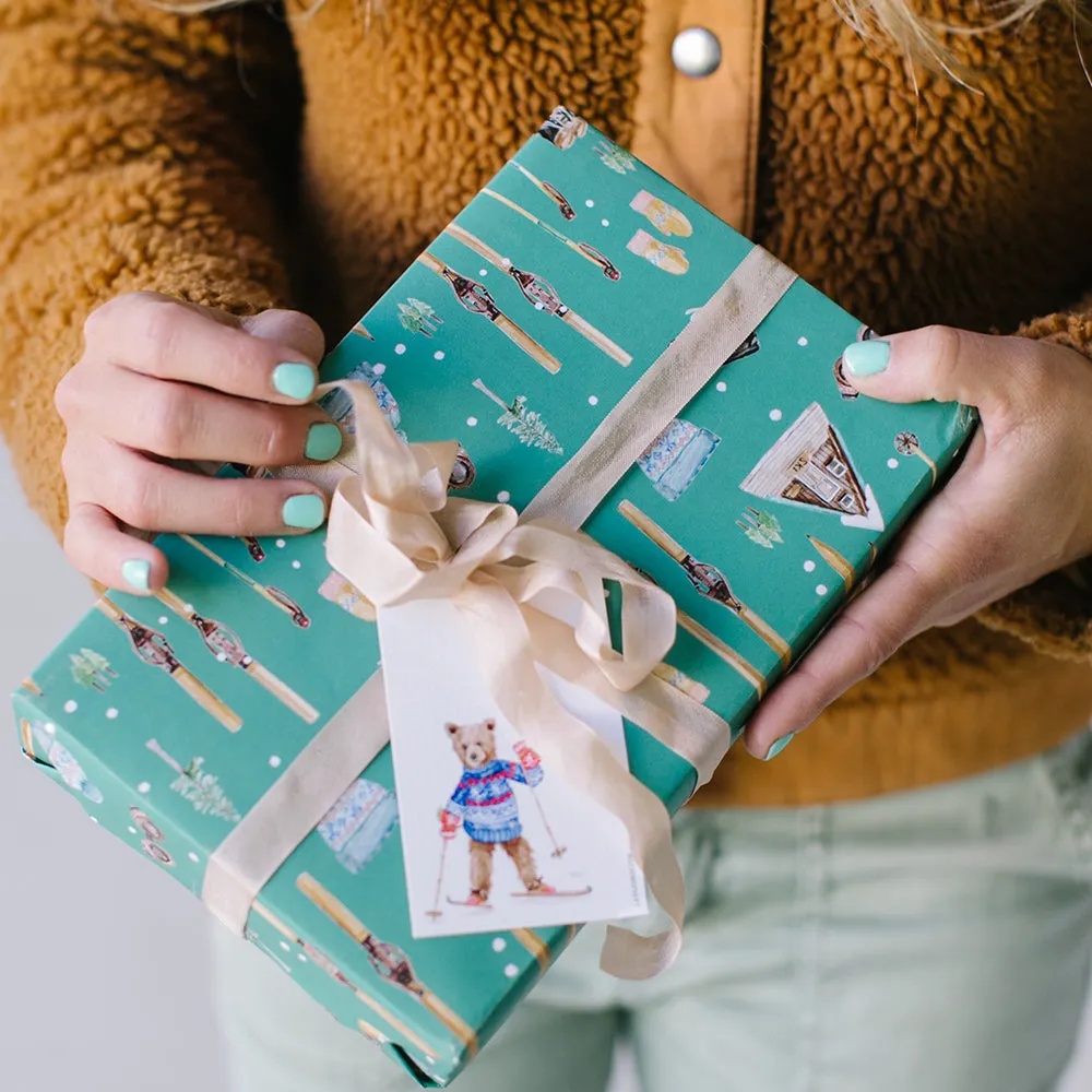 Vintage Winter Gear Gift Wrap