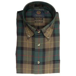 Viyella Plaid Button Down Long Sleeve Sport Shirt