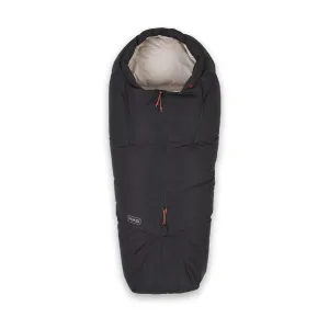 Voksi Adventure North Footmuff - Black - Seashell Sand