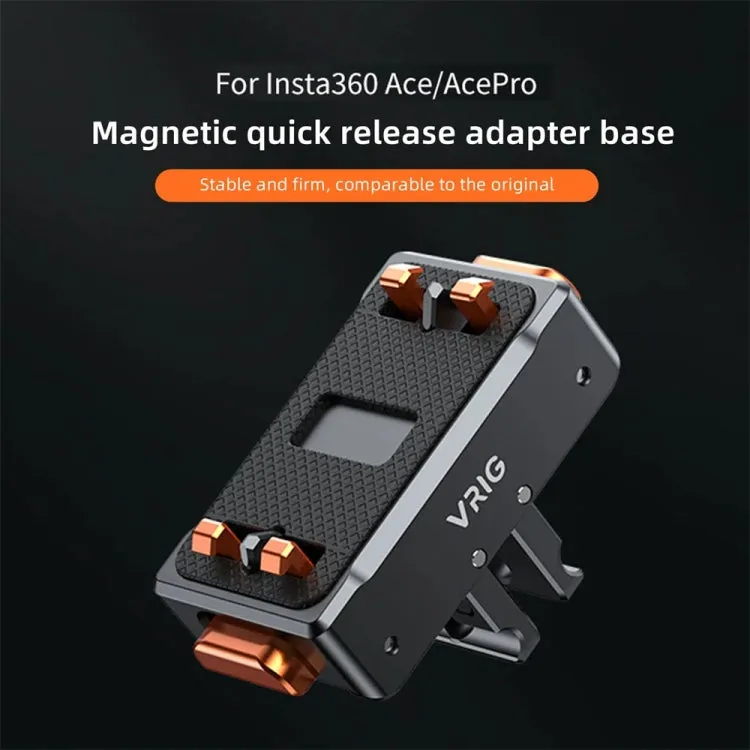 VRIG Magnetic Quick Release Adapter for Action Camera , Spec: Base Top Cover Kit