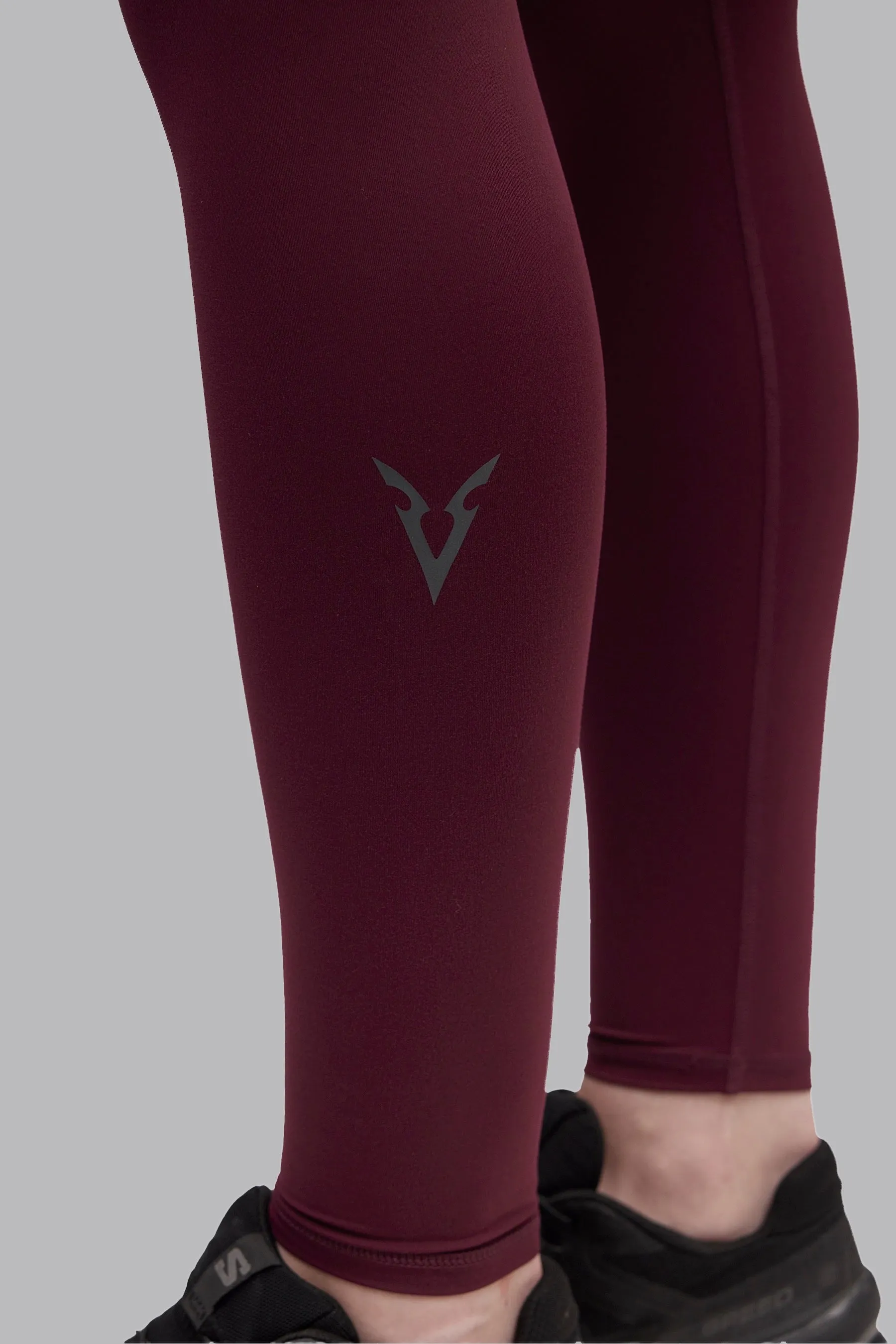 V_SCULPT® LEGGINGS - Burgundy