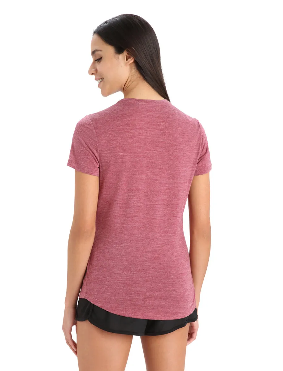 W Sphere II SS Tee Cherry Heather