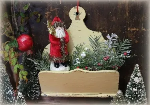 Wall Box Lollipop Handle in Paint with Belsnickel