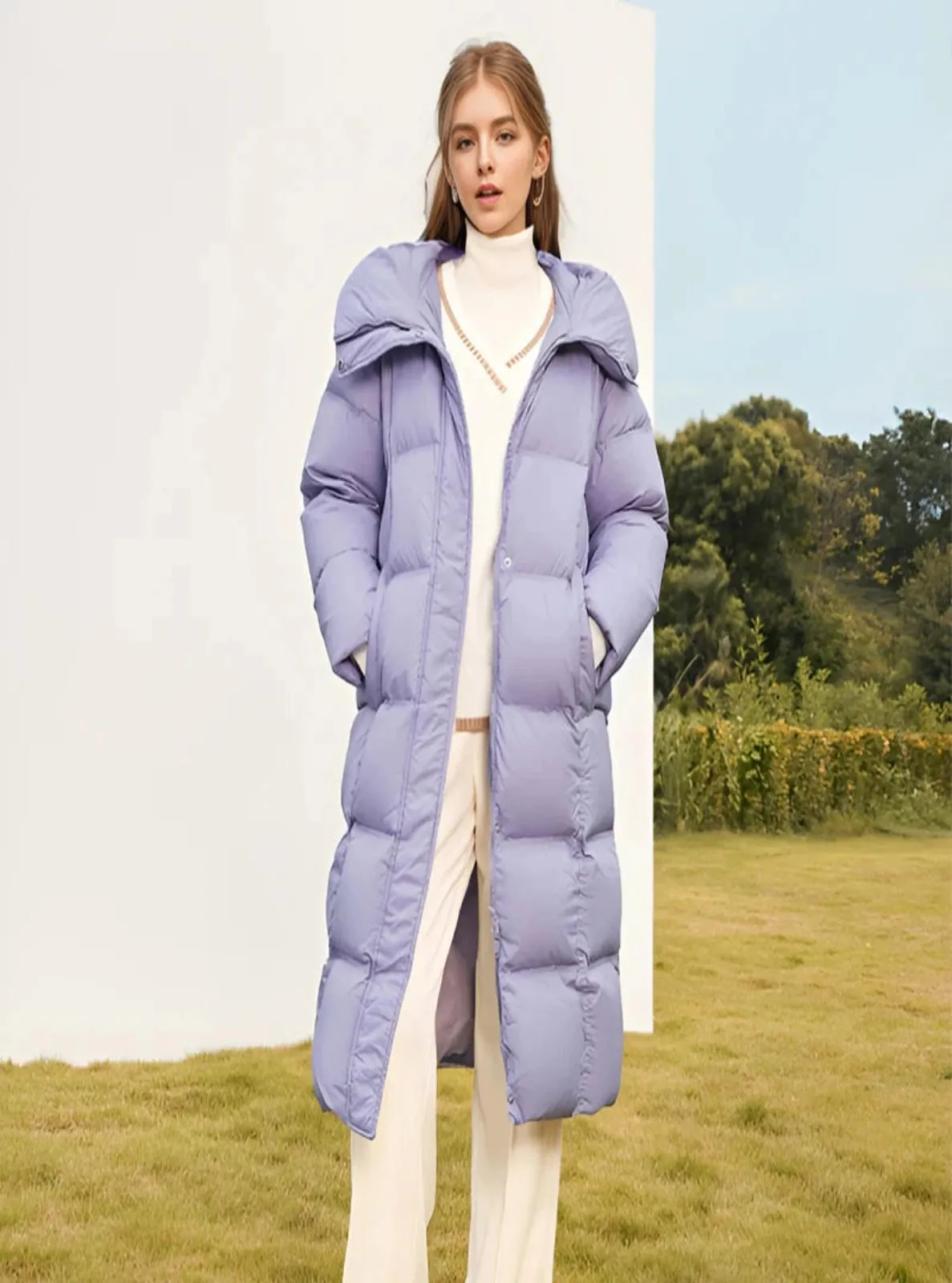 Water-repellant Down Puffer Coat