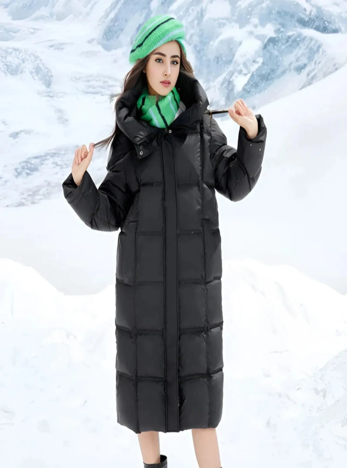 Water-repellant Down Puffer Coat