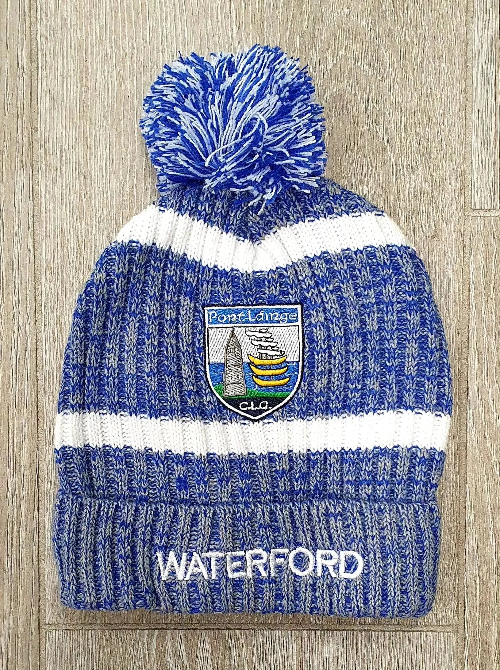 Waterford GAA Fleece Lined Bobble Hat